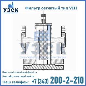 Фильтр сетчатый тип VIII в Новосибирске
