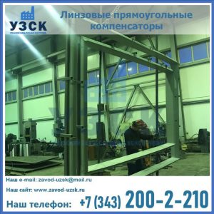 линзовые прямоугольные компенсаторы в Новосибирске