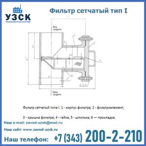 Фильтр сетчатый ФС по Т-ММ-11-2003 в Новосибирске
