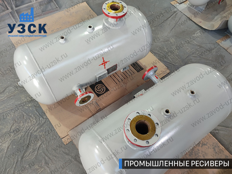 фотография промышленных ресиверовдля газа Новосибирск